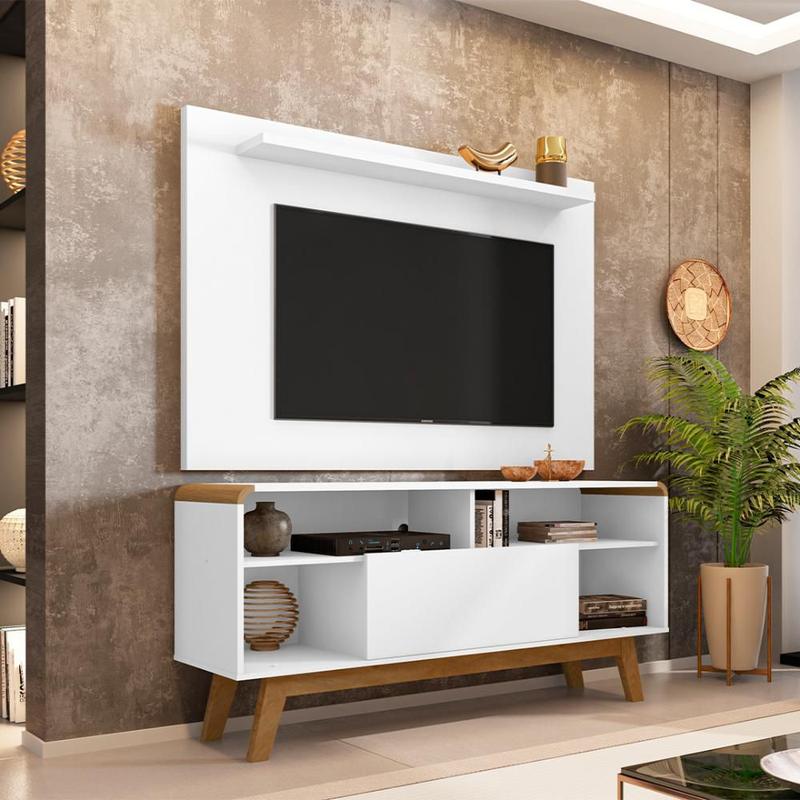 Conjunto Sala Rack Lazuli Painel Kenzo TV Até 50 Pol. - Móveis